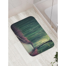 Bamboo Grove in Arashiyama Bath Mat