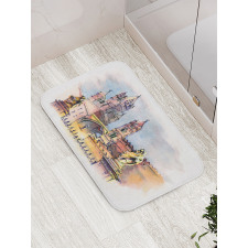 Monument in Palermo Sicily Bath Mat