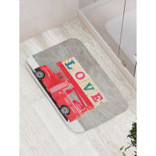 Toy with Love Words Bath Mat