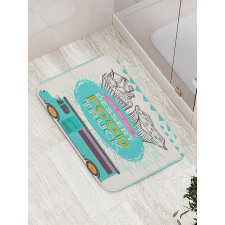 Street Dessert Food Bath Mat