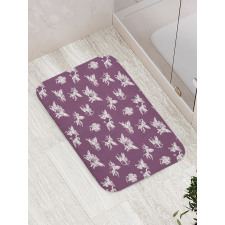 Flying Love Angel Drawings Bath Mat