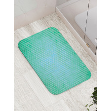 Pixel Mosaic Love Pattern Bath Mat