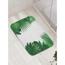 Tropical Exotic Palms Bath Mat