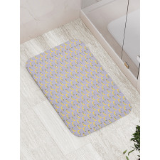 Cat Panda on the Moon Bath Mat