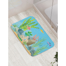 Exotic Fish and Seaweed Bath Mat