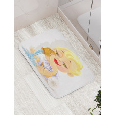 Baby Aquarius Zodiac Bath Mat