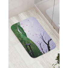 Spring Time Scene Bath Mat