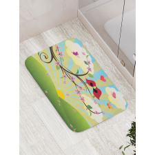 Birds on a Tree Bath Mat