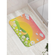 Meadows Flowers Bath Mat