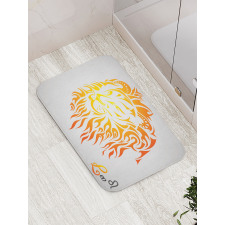 Leo Horoscope Sign Bath Mat