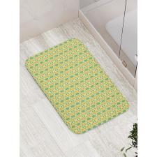 Whimsical Geometric Bath Mat