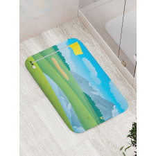 Golfing Field Bath Mat