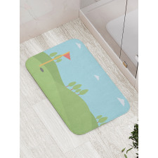 Hole and Flag Bath Mat