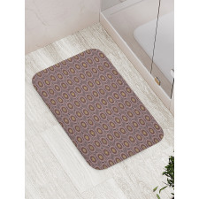 Mosaic Like Intricate Dots Bath Mat