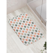 Rhythmic Autumnal Leaves Bath Mat