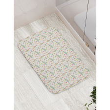 Polka Dots Cupcake Tea Bath Mat