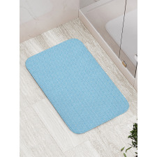 Retro Zigzag Rhombus Style Bath Mat