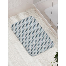 Cumulus Snowflakes Graphic Bath Mat