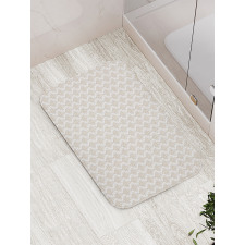 Vintage Curlicue Motifs Bath Mat