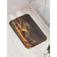 Cowboy Riding Horse Bath Mat