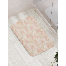 Birds on Branches Flowers Bath Mat