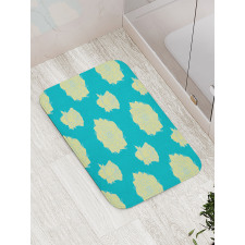 Overview of Detailed Flowers Bath Mat