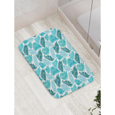 Exotic Tropical Leaves Art Bath Mat