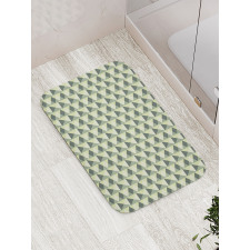 Triangles and Squares Bath Mat