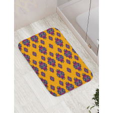 Diamond Shaped Art Design Bath Mat