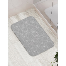 Contemporary Stripe Motif Bath Mat