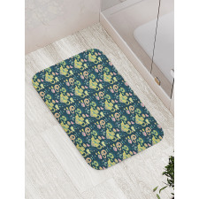 Pots Macaroons and Hearts Bath Mat