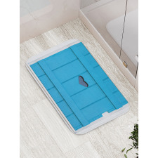 Bohemian Italian Heart Bath Mat