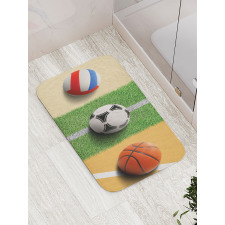 Sportive 3 Sports Activities Bath Mat