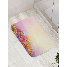 Pastel Ombre Meadow Bath Mat