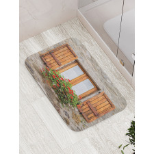 Stone House with Window Bath Mat