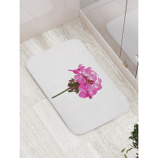 Close Up Photo of Flowers Bath Mat