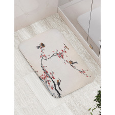 Oriental Illustration Bath Mat