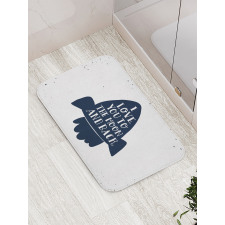 Grunge Style Space Travel Bath Mat