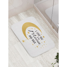 Loving Feel Stars Affection Bath Mat