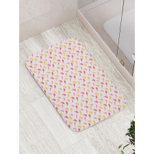 Minimalistic Yummy Summer Bath Mat