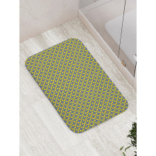 Bicolored Art Bath Mat