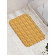 Lines Triangles Bath Mat