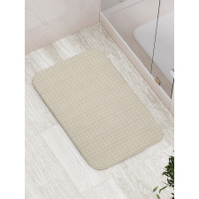 Striped Squares Bath Mat