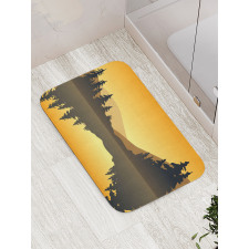 Calm Waters Hills Forest Bath Mat