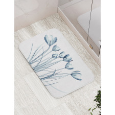 Tulips with Solar Effect Bath Mat