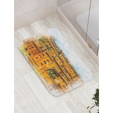 Historic Italian Town Bath Mat