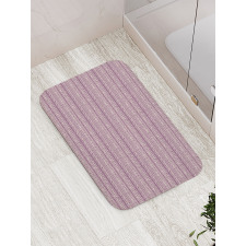 Bicolored Triangular Bath Mat