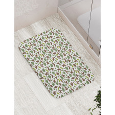 Lazy Animal Monstera Bath Mat