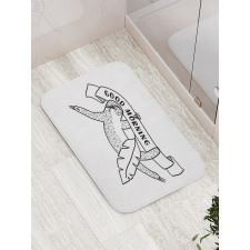 Lazy Animal Tropical Bath Mat