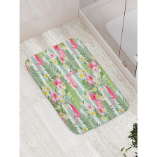 Exotic Hawaiian Leaf Bath Mat